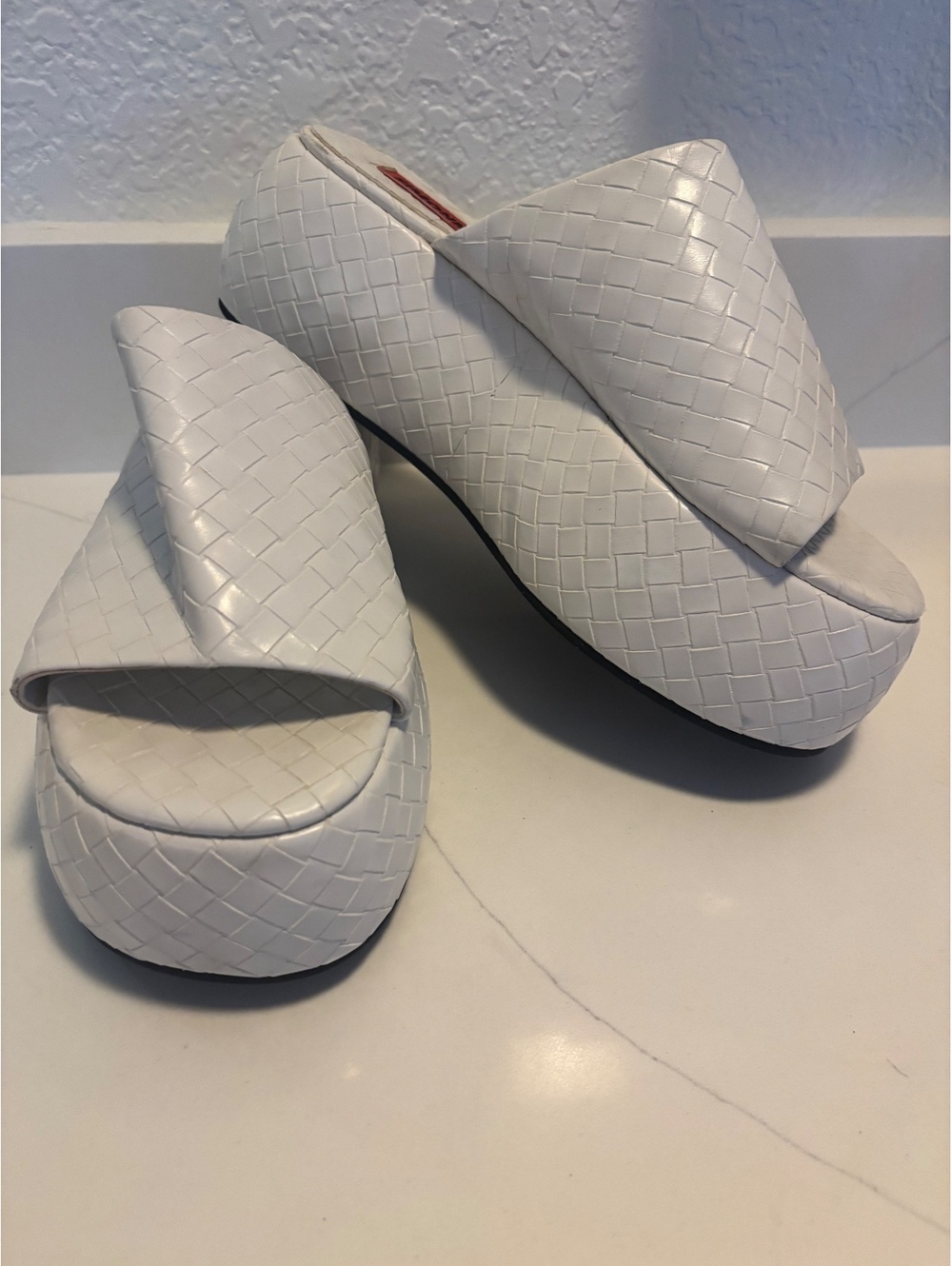 Anthropologie Simonmiller Cloudy Woven Platform Slide Sandals